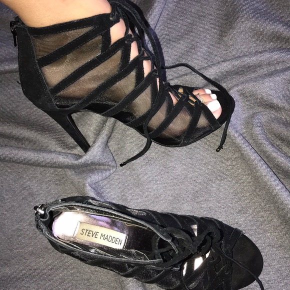 Steve Madden tie up pumps worn once! - Picture 2 of 3